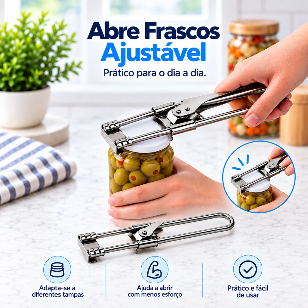 Abre Frascos Ajustável