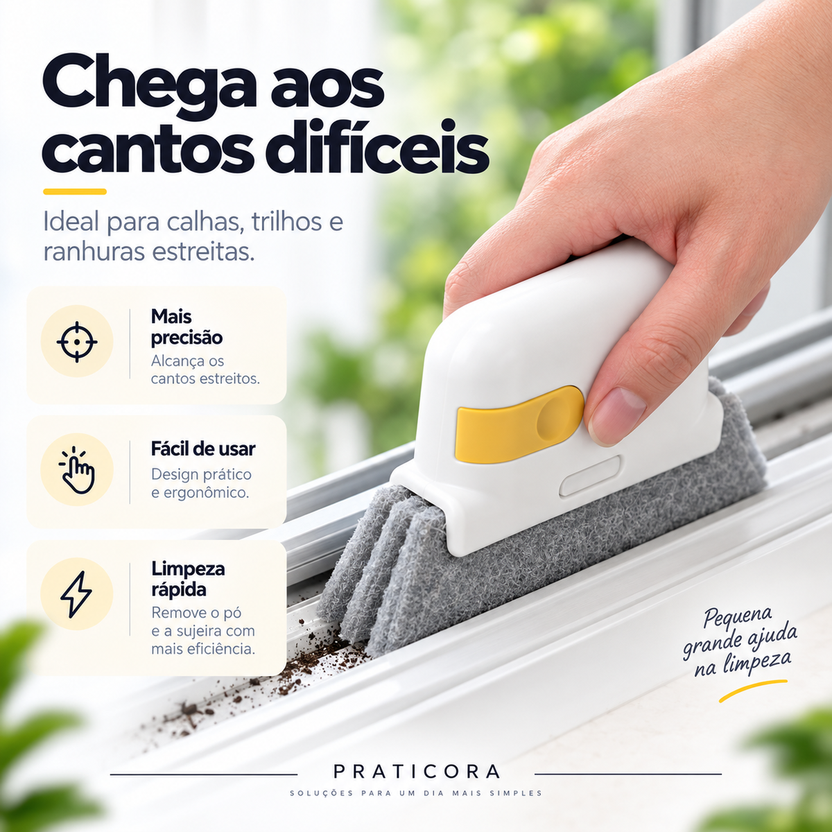 Escova de Limpeza Multifuncional